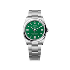 Rolex Oyster Perpetual 36mm Green Dial in Oystersteel - Jackson Hole Jewelry Company