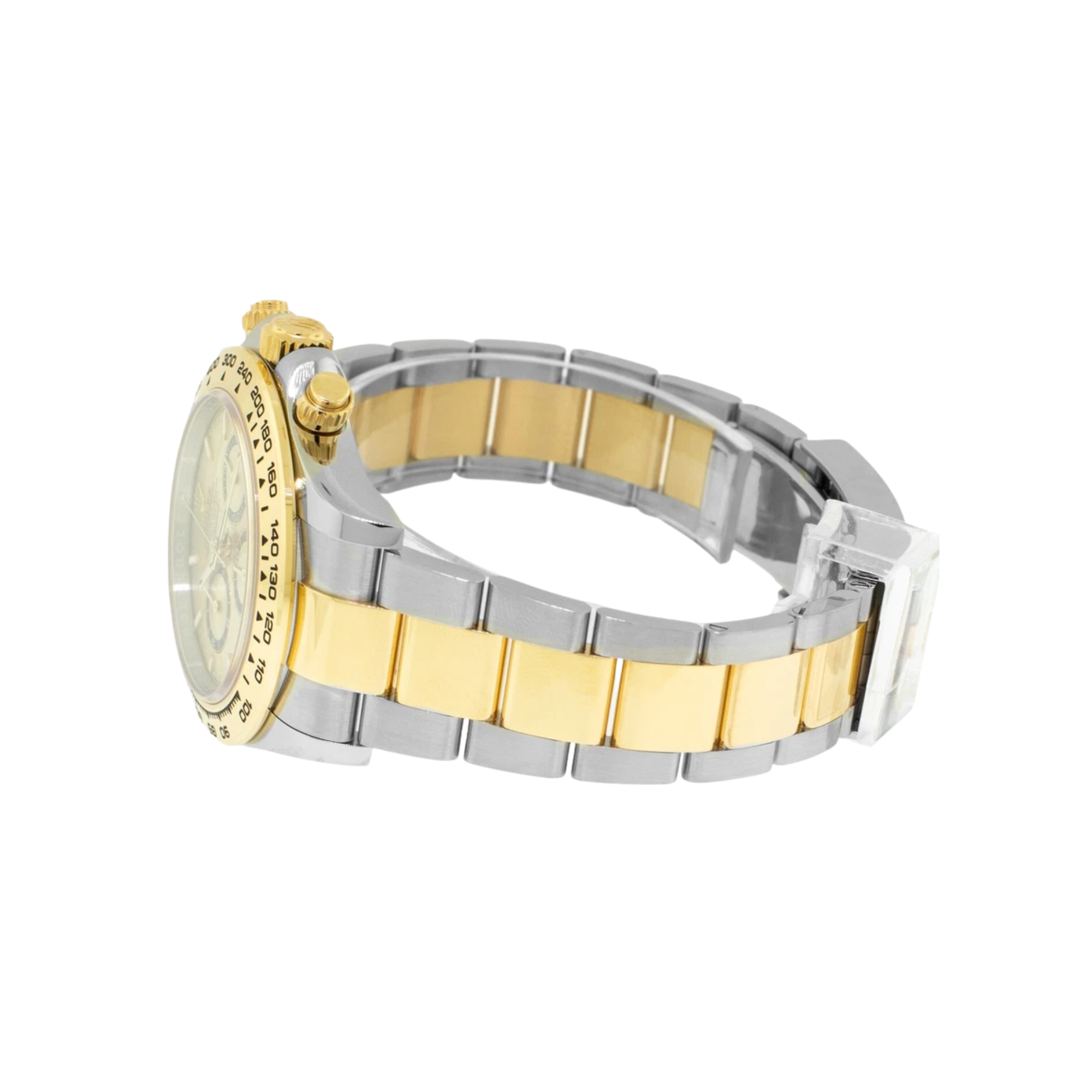 Rolex – Cosmograph Daytona 40mm in Oystersteel with Golden Index Dial - Jackson Hole Jewelry Company