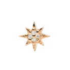 ANZIE Aztec North Star Single Stud in 14K Gold 0.02 cttw - Jackson Hole Jewelry Company