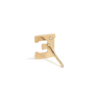 ANZIE Love Letter Single Diamond Stud (A–Z) in 14K Gold 0.01 cttw - Jackson Hole Jewelry Company