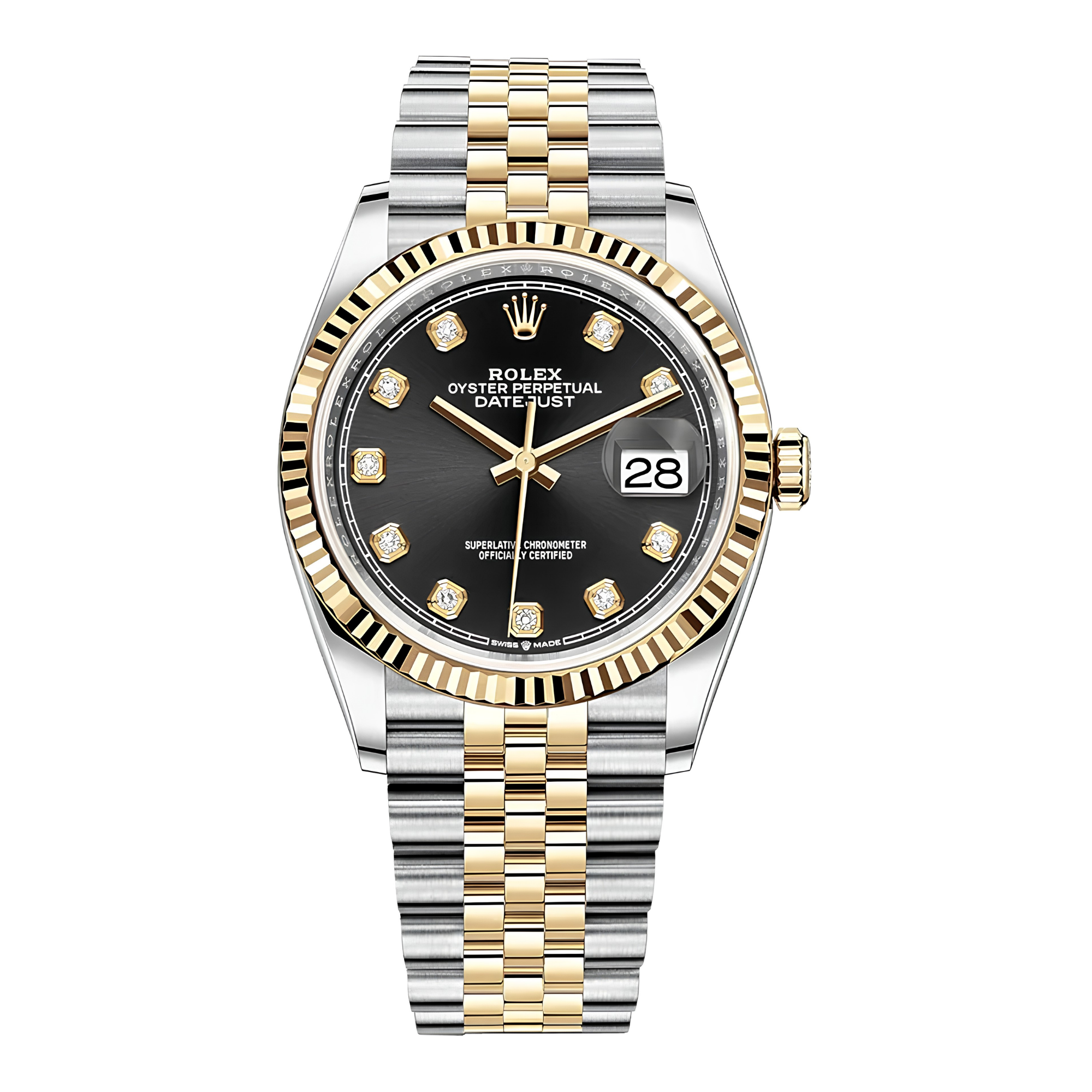 Rolex Datejust 36 mm Black Diamond Dial on Jubilee - Jackson Hole Jewelry Company