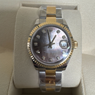 Rolex Datejust 31mm Dark Mother of Pearl Diamond Dial on Oyster Bracelet - Jackson Hole Jewelry Company