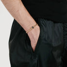 FOPE SOLO 18K Gold Flex’it Bracelet With Black Diamond Pavé Set Rondels - 0.58 carats - Jackson Hole Jewelry Company