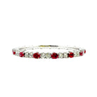 Picchiotti - Xpandable™ Ruby and Diamond Bracelet in 18K White Gold - Jackson Hole Jewelry Company