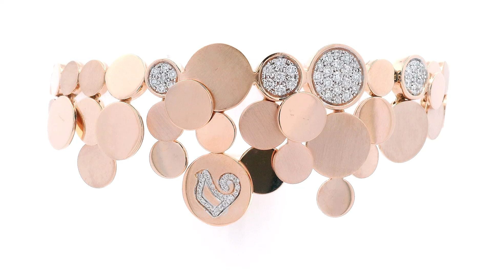 Chantecler Paillettes Cascade Rose Gold Bracelet - Jackson Hole Jewelry Company
