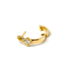 ANZIE Cléo Square Huggies in 14K Yellow Gold 0.06 cttw - Jackson Hole Jewelry Company