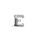 ANZIE Love Letter Single Diamond Stud (A–Z) in 14K Gold 0.01 cttw - Jackson Hole Jewelry Company