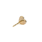ANZIE Love Letter Pavé Heart Stud in 14K Yellow Gold 0.08 cttw - Jackson Hole Jewelry Company