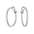 1.22ctw (68, 0.02ct av)Round G-H SI, 18k WG, 1.25" - Jackson Hole Jewelry Company