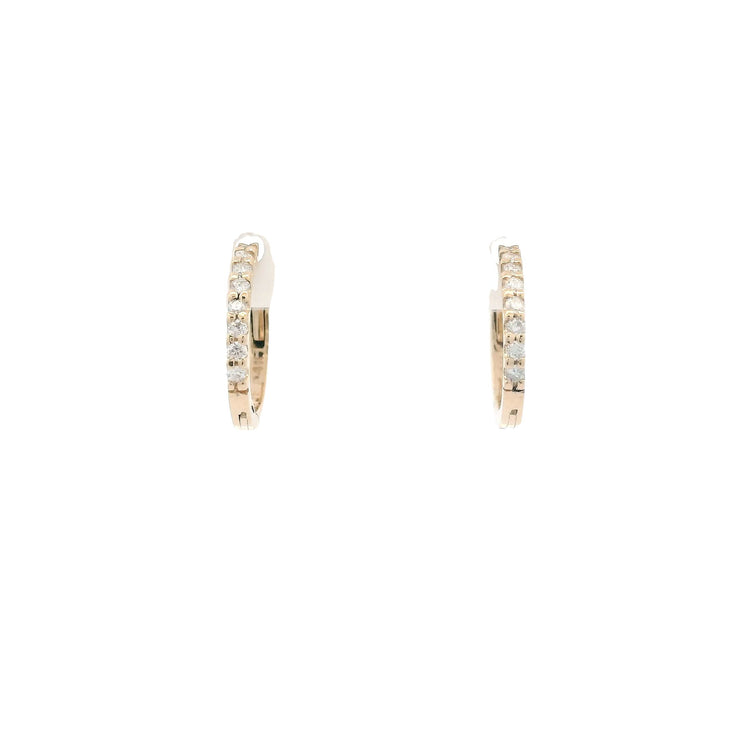 ANZIE Classique Pavé Huggies - Jackson Hole Jewelry Company