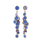 Chantecler Paillettes Blue Capri Cascade Earrings - Jackson Hole Jewelry Company