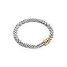 FOPE LOVE NEST 18K Gold Flex’it Bracelet with Tri-Gold Rondels - Jackson Hole Jewelry Company