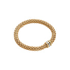 FOPE LOVE NEST 18K Gold Flex’it Bracelet with Tri-Gold Rondels - Jackson Hole Jewelry Company