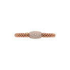 FOPE LOVE NEST 18K Gold Bracelet with White Diamond Pavé Charm - 3.93 carats - Jackson Hole Jewelry Company