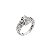 FOPE LOVE NEST 18K Gold Ring with White Diamond Rondel - 0.10 carats
