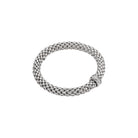 FOPE LOVE NEST 18K Gold Flex’it Bracelet with White Diamond Pavé Rondel - 0.33 carats - Jackson Hole Jewelry Company