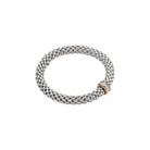 FOPE LOVE NEST 18K Gold Flex’it Bracelet with White Diamond Pavé Rondel - 0.33 carats - Jackson Hole Jewelry Company