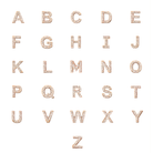 ANZIE Love Letter Pavé Charm with Loop (A–Z) in 14K Gold 0.05 cttw - Jackson Hole Jewelry Company