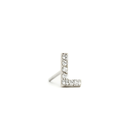 ANZIE Love Letter Pavé Diamond Stud (A–Z) in 14K Gold 0.05 cttw - Jackson Hole Jewelry Company