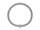 FOPE LUNA 18K Gold Necklace with White Diamond Pavé Charm - 2.07 carats - Jackson Hole Jewelry Company