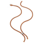 FOPE SOLO 18K Gold Necklace with White Diamond Charm - 0.22 carats - Jackson Hole Jewelry Company