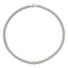 FOPE VENDOME 18K Gold Necklace with White Diamond Charm - 0.10 carats - Jackson Hole Jewelry Company