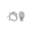 FOPE VENDOME 18K Gold Earrings with White Diamond Pavé - 0.77 carats - Jackson Hole Jewelry Company