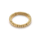 Fope Vendome Flex'it 18K Yellow Gold Bracelet with Diamond Pavé Rondels - Jackson Hole Jewelry Company