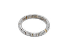 FOPE VENDOME 18K Gold Flex'it Bracelet with White Diamond Pavé Rondels - Jackson Hole Jewelry Company