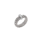 FOPE VENDOME 18K Gold Ring with Princess-Cut White Diamonds - 0.35 carats - Jackson Hole Jewelry Company