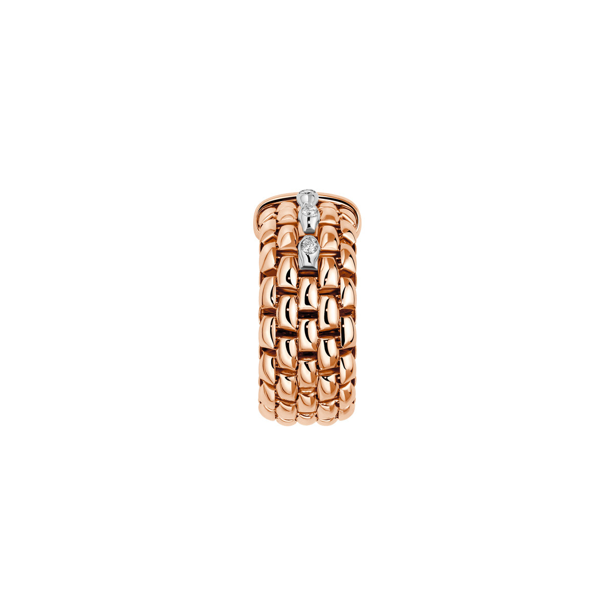 FOPE PANORAMA 18K Gold Ring with White Diamonds - 0.12 carats - Jackson Hole Jewelry Company
