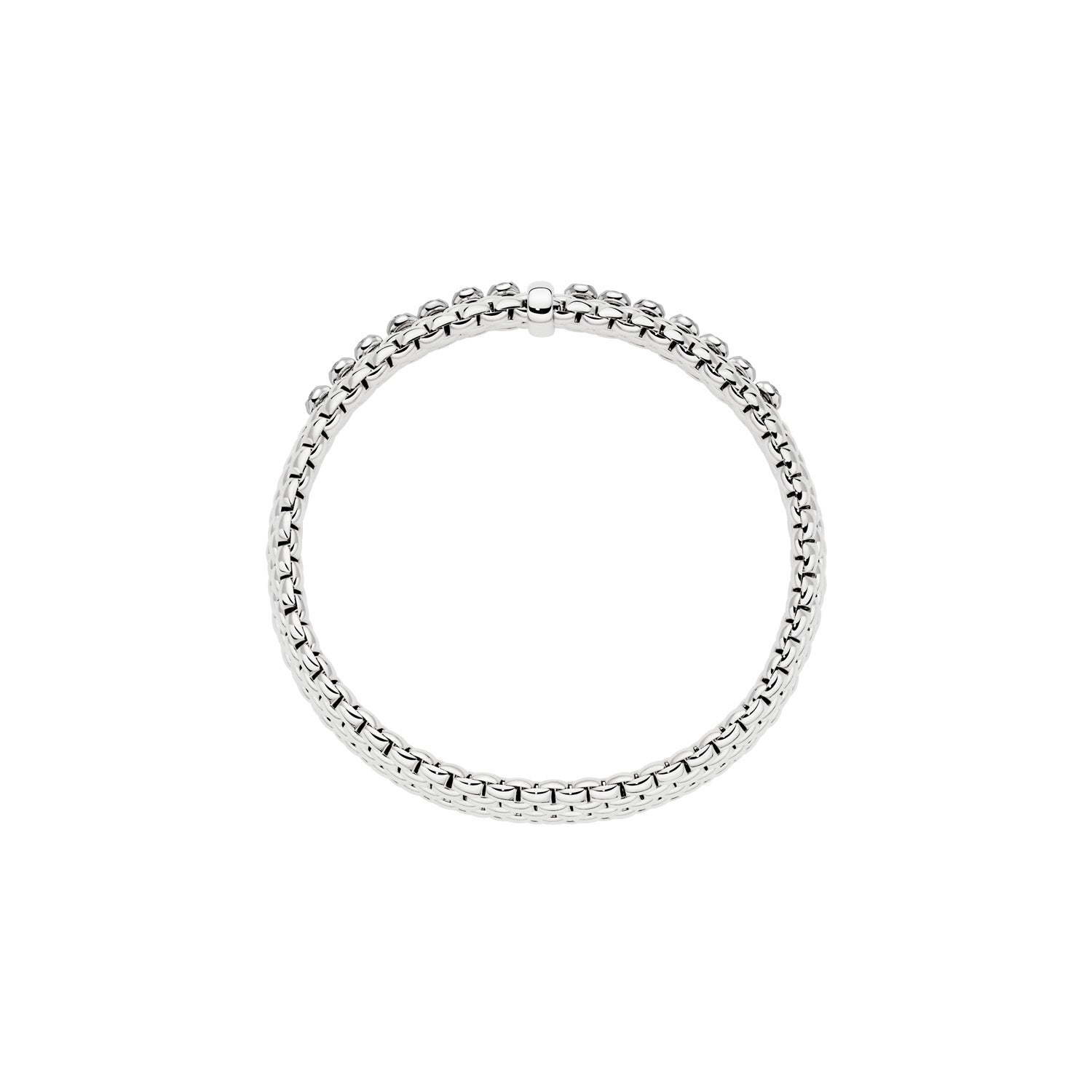 FOPE PANORAMA 18K Gold Bracelet with White Diamonds - 0.26 carats - Jackson Hole Jewelry Company