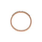 FOPE PANORAMA 18K Gold Bracelet with White Diamonds - 0.26 carats - Jackson Hole Jewelry Company