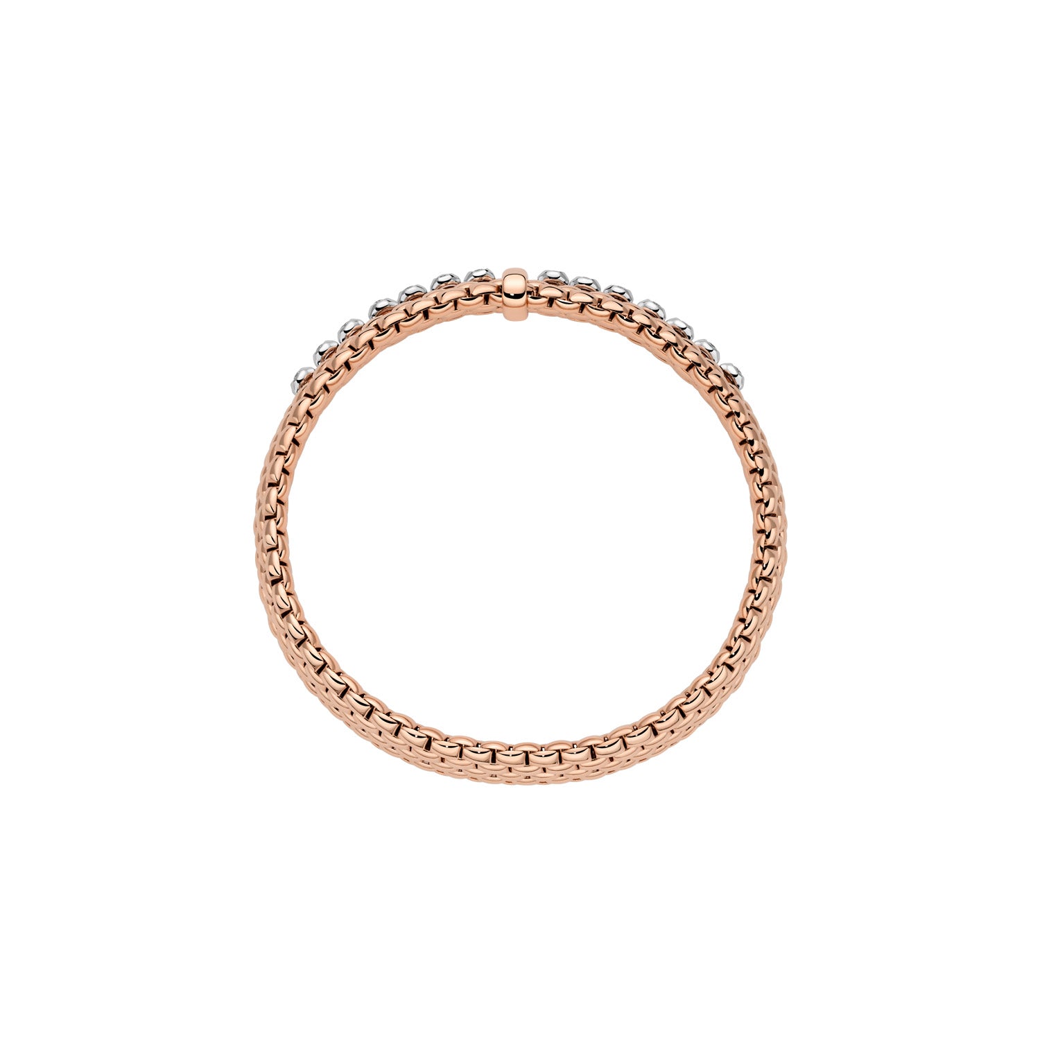 FOPE PANORAMA 18K Gold Bracelet with White Diamonds - 0.26 carats - Jackson Hole Jewelry Company