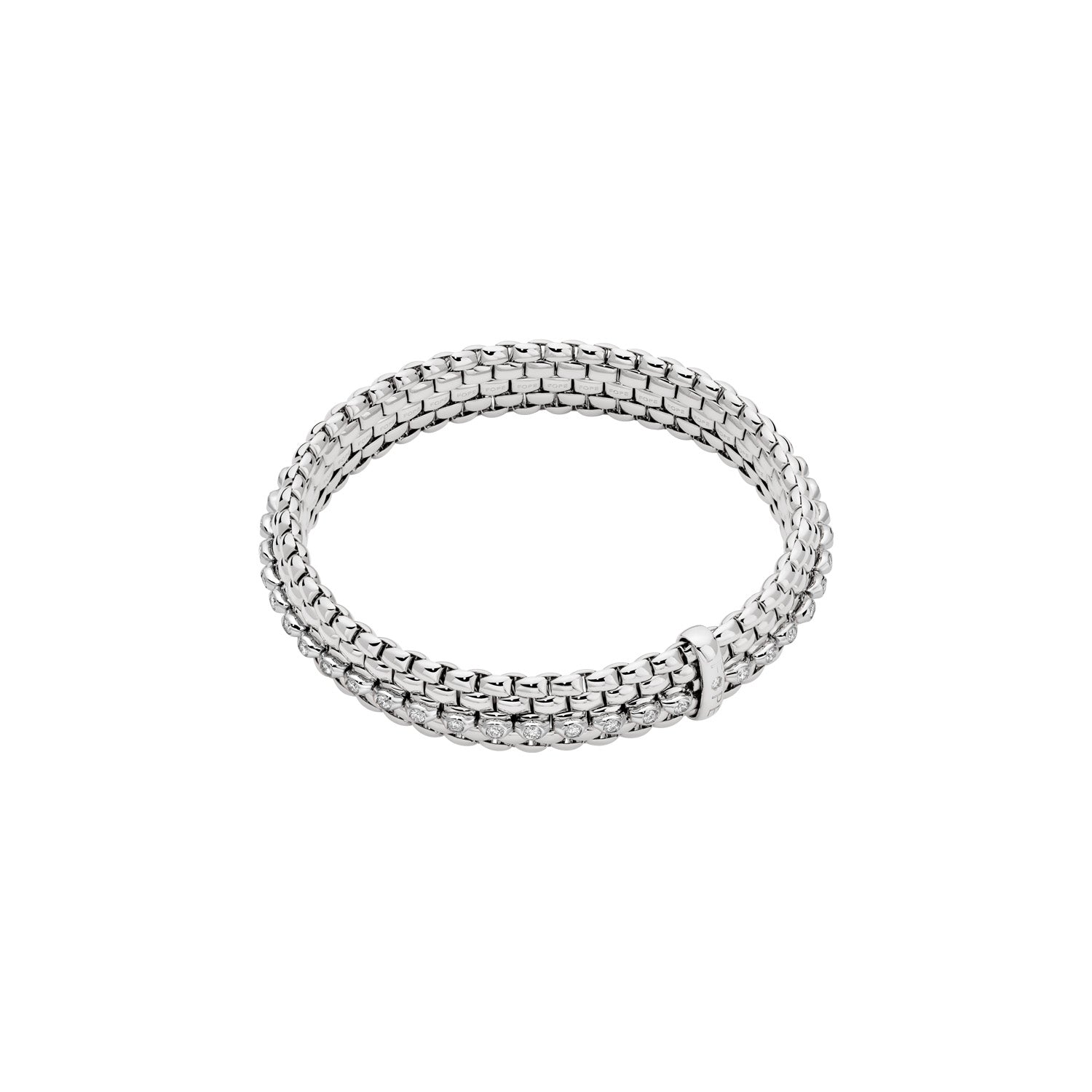FOPE PANORAMA 18K Gold Bracelet with White Diamonds - Jackson Hole Jewelry Company