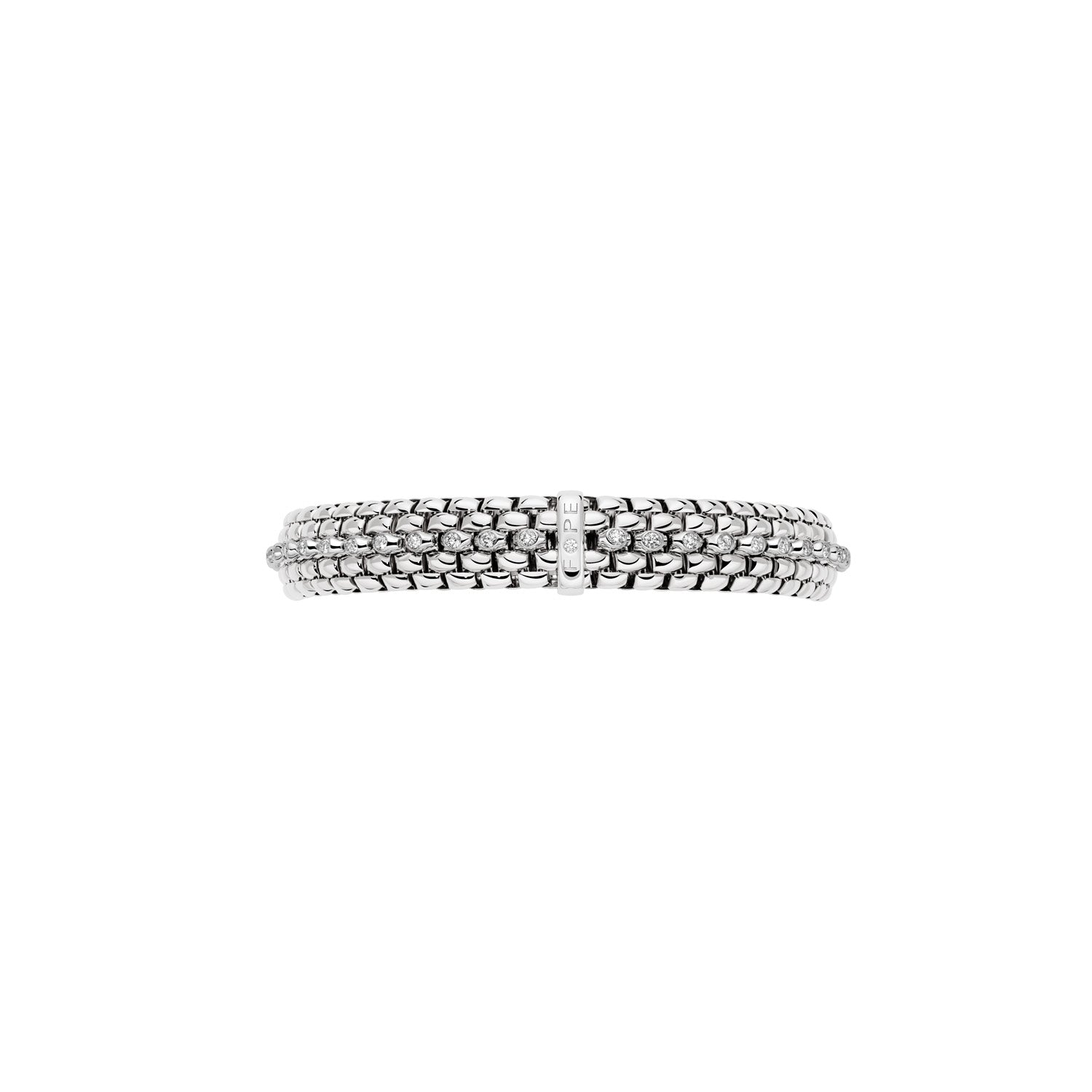 FOPE PANORAMA 18K Gold Bracelet with White Diamonds - Jackson Hole Jewelry Company