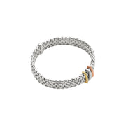 FOPE PANORAMA 18K Gold Flex’it Bracelet with Tri-Gold Rondels - Jackson Hole Jewelry Company