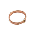 FOPE PANORAMA 18K Gold Flex’it Bracelet with Tri-Gold Rondels - Jackson Hole Jewelry Company