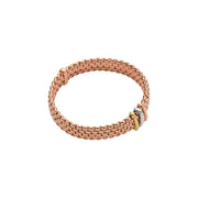 FOPE PANORAMA 18K Gold Flex’it Bracelet with Tri-Gold Rondels - Jackson Hole Jewelry Company