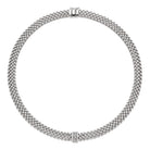 FOPE PRIMA 18K Gold Necklace with White Diamond Pavé Rondels - 0.23 carats - Jackson Hole Jewelry Company
