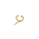 ANZIE Love Letter Pavé Diamond Stud (A–Z) in 14K Gold 0.05 cttw - Jackson Hole Jewelry Company