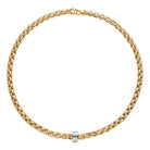 FOPE EKA 18K Yellow & White Gold Flex'it Necklace - Jackson Hole Jewelry Company