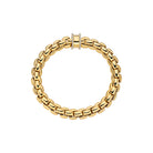 FOPE EKA 18K Gold Bracelet with White Diamonds - 0.44 carats - Jackson Hole Jewelry Company