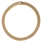 FOPE SOLO Necklace with Three Rows of 18K Yellow & White Gold Ropes - Jackson Hole Jewelry Company