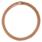 FOPE SOLO Necklace with Three Rows of 18K Rose Gold Ropes - Jackson Hole Jewelry Company