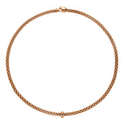 FOPE SOLO 18K Gold Necklace with a Black Diamond