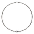 FOPE SOLO 18K Gold Necklace with White Diamond Pavé Rondels - 0.56 carats - Jackson Hole Jewelry Company
