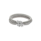 FOPE SOLO 18K Gold Flex'it Bracelet with White Diamond Rondels - 0.54 carats - Jackson Hole Jewelry Company