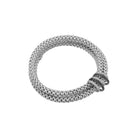 FOPE SOLO 18K Gold Flex'it Bracelet with White & Black Diamond Pavé Rondels - 1.26 carats - Jackson Hole Jewelry Company