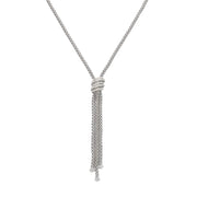 FOPE SOLO 18K Gold Flex'it Necklace with White Diamond Pavé Rondels - 1.63 carats - Jackson Hole Jewelry Company